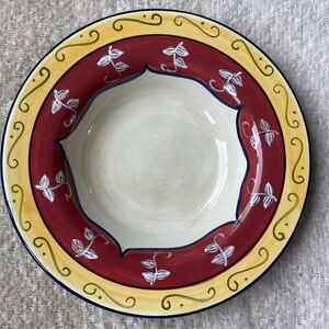 Pier 1 handpainted earthenware Vallarta dinner plate
